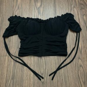 Windsor black off the shoulder corset